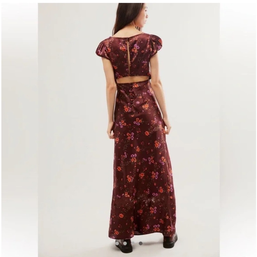 FREE PEOPLE 
Butterfly Babe Cutout Maxi Dress - Brown Combo
New with tags. - Picture 3 of 12